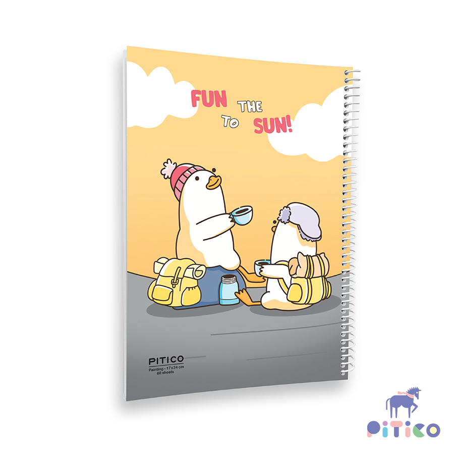 دفتر نقاشی 60 برگ فانتزی طرح 1