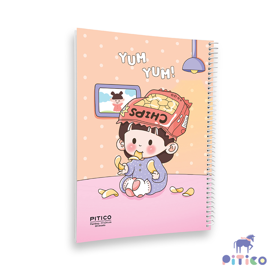 دفتر نقاشی 60 برگ فانتزی طرح 6