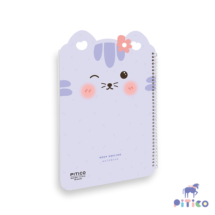 دفتر طرح دار گوش دار سری smile طرح 3 3 بونیک مارکت