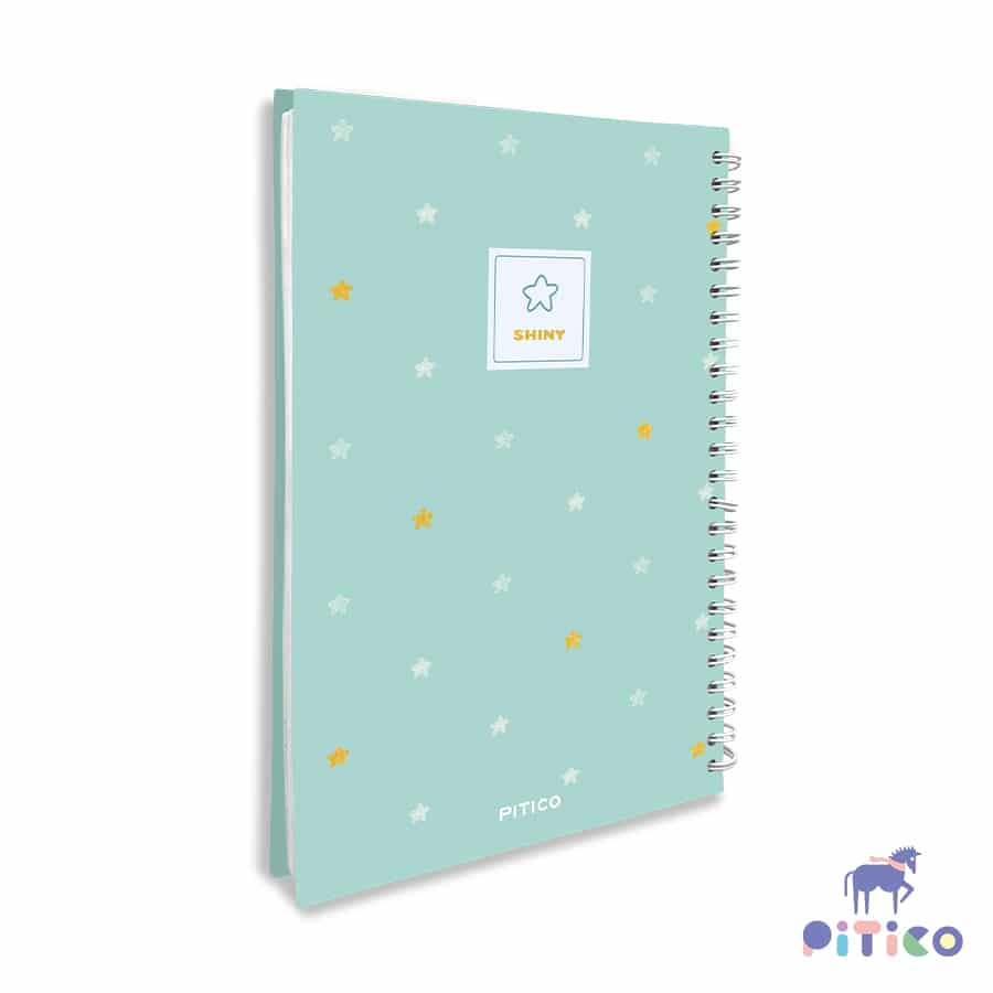 دفتر جلد سخت طلاکوب سری shiny طرح 1 3 بونیک مارکت