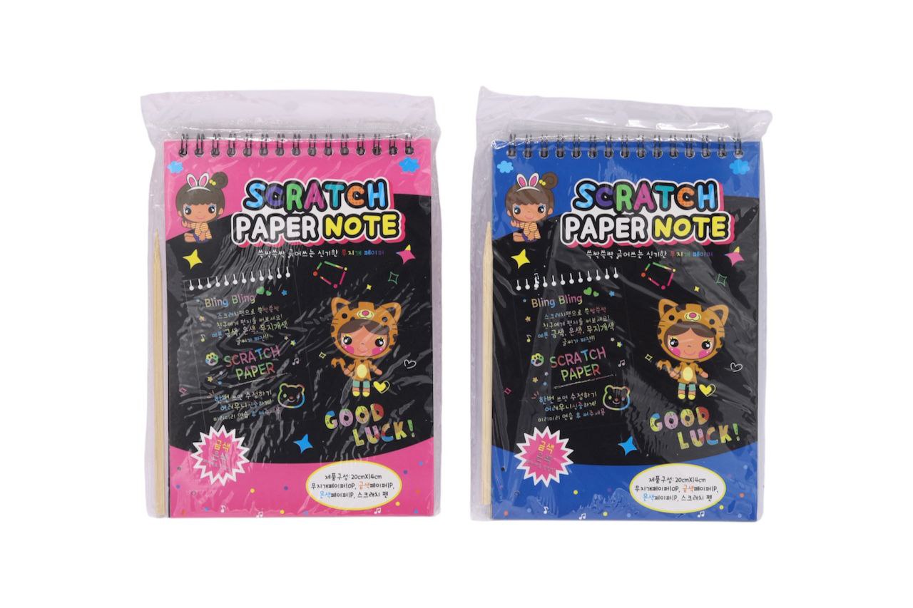 دفترچه Good luck اسکرچ 3 بونیک مارکت