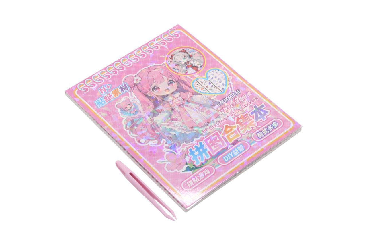 استیکر دفترچه ای پازلی 3 بونیک مارکت