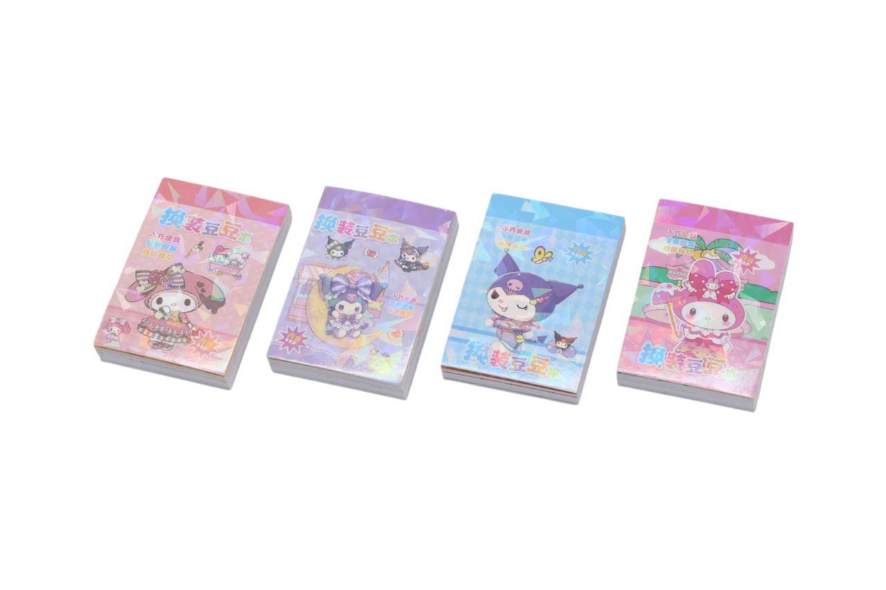 مینی دفترچه استیکر دار فانتزی 3 بونیک مارکت