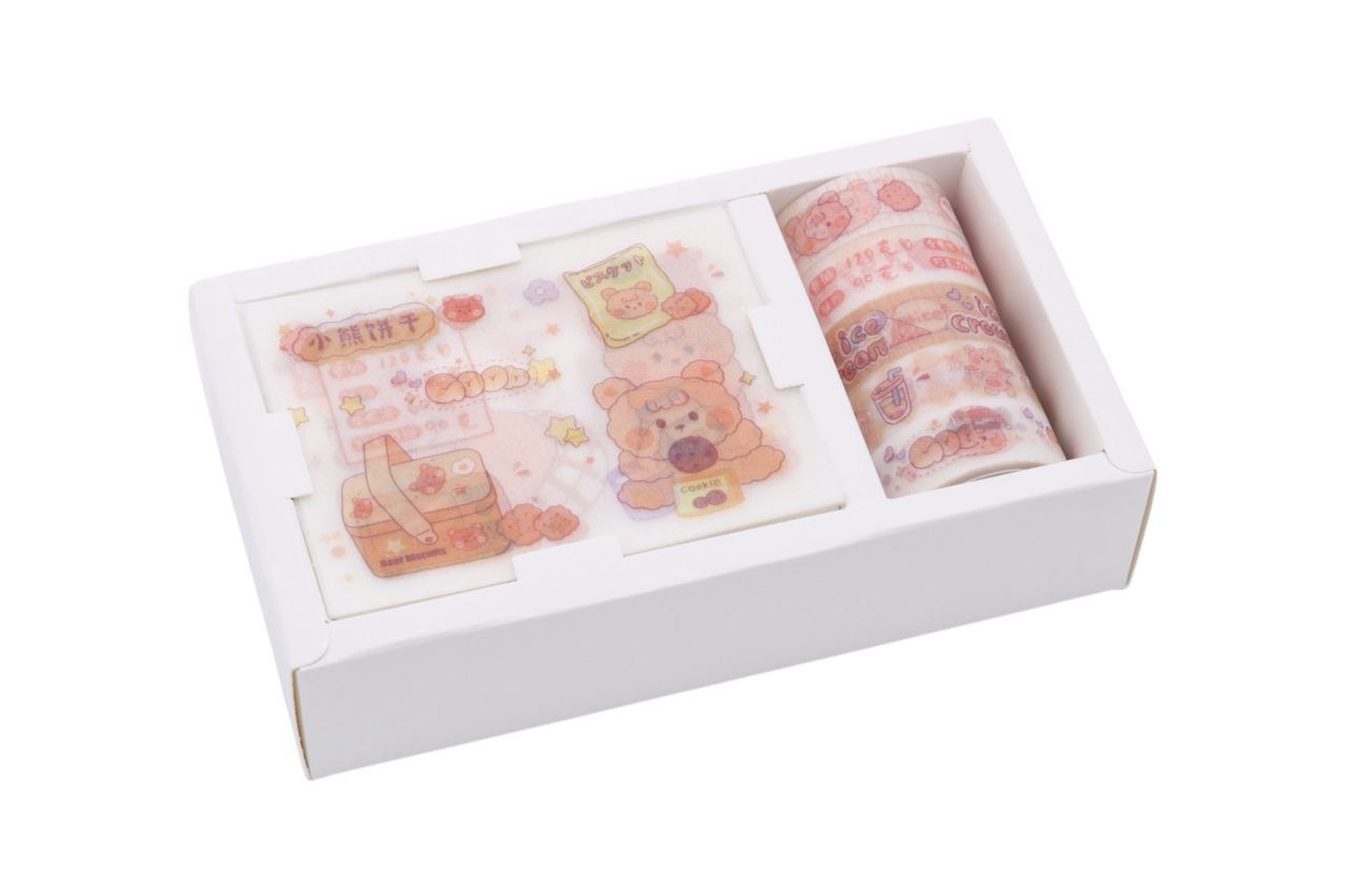 پک استیکر و چسب واشی فانتزی 3 بونیک مارکت