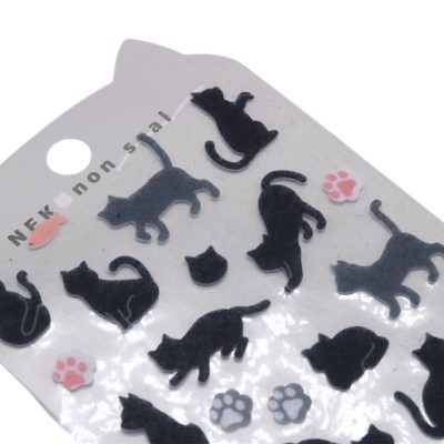 استیکر گربه پشمالو 5 بونیک مارکت