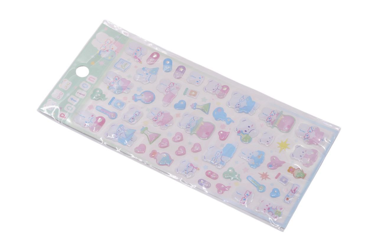 استیکر برجسته کریستالی 3 بونیک مارکت