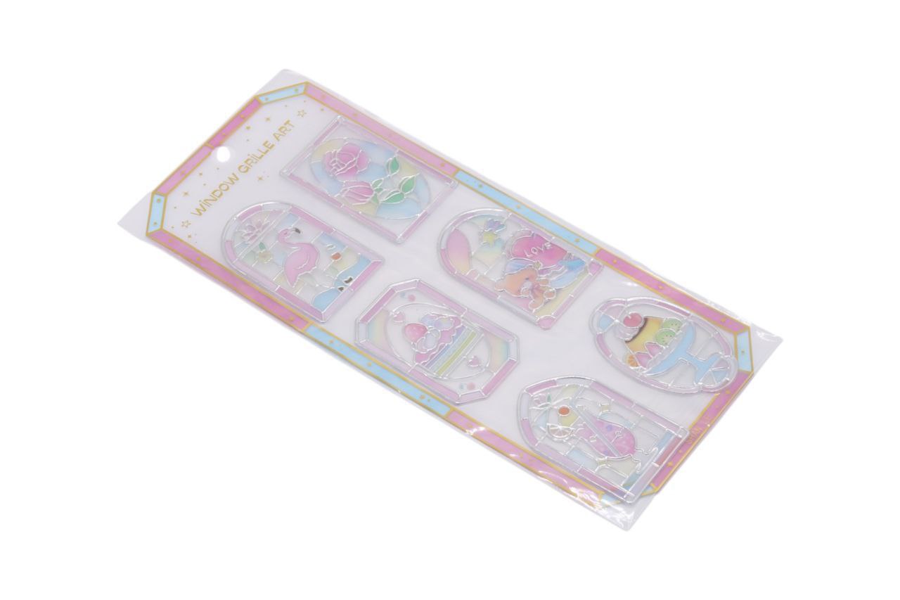 استیکر طرح پنجره 3 بونیک مارکت