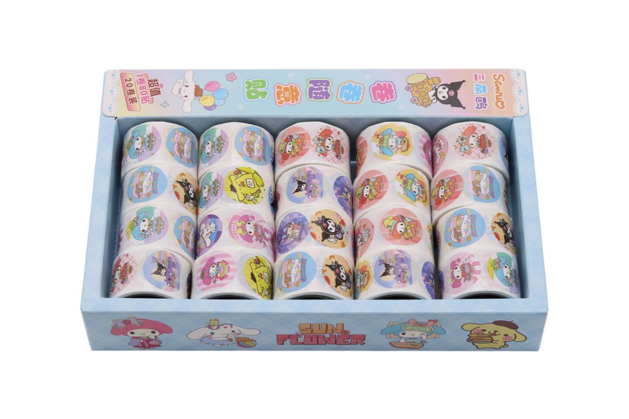 استیکر رولی برچسبی 3 بونیک مارکت