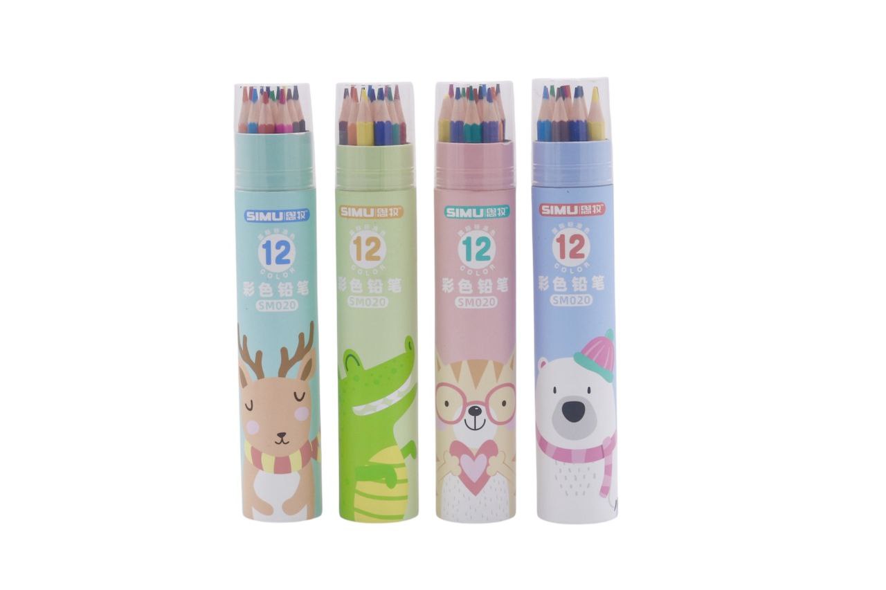 مداد رنگی ۱۲ رنگ حیوانات